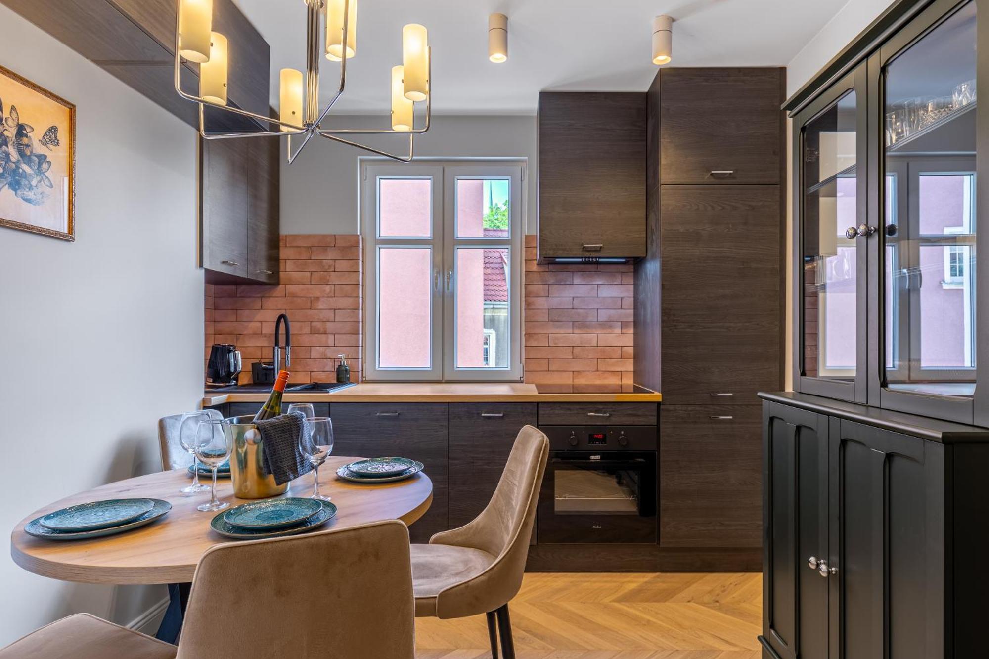 Stylowy Apartament W Sercu Starowki Z Widokiem Na Motlawe 그단스크 외부 사진